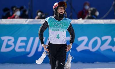 Eileen Gu - Tess Ledeux - Eileen Gu’s late brilliance wins home gold for China in women’s big air - theguardian.com - France - Usa - China - Beijing - San Francisco - state California