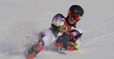 Olympics-Alpine skiing-Horror injury ends American skier O'Brien's Olympic campaign