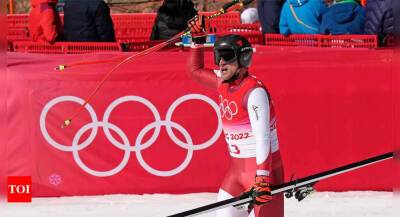 Matthias Mayer - Winter Olympics: History-making Matthias Mayer retains men's super-G title - timesofindia.indiatimes.com - Italy - Usa - Norway - Beijing - Austria -  Sochi