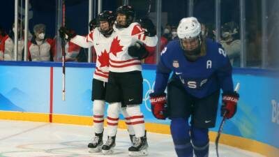 Canada women's hockey team overcomes Team USA's shot advantage in rivalry win to close out Beijing Olympics preliminary round