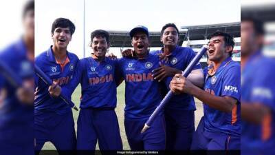 U19 World Cup-Winning Indian Team Arrives Home After Long Flight From Caribbean - sports.ndtv.com - Ireland - India - Dubai -  Amsterdam -  Ahmedabad