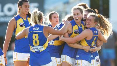 West Coast Eagles beat St Kilda by two points to claim their first win of AFLW season