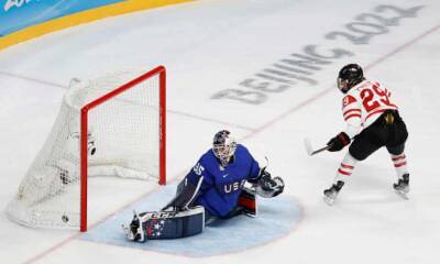 Brianne Jenner - USA women’s hockey team beaten by Canada before knockout stage - theguardian.com - Finland - Denmark - Usa - Canada - Beijing