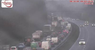 Two crashes cause delays on the M4 near Cardiff - live updates