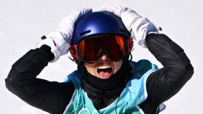 Eileen Gu - Tess Ledeux - Mathilde Gremaud - Eileen Gu wins debut of freeski big air at 2022 Winter Olympics - nbcsports.com - Switzerland - China - San Francisco