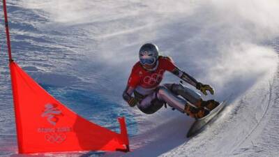 Winter Olympics: Ester Ledecka retains snowboard parallel slalom title
