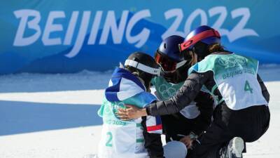 Eileen Gu - Tess Ledeux - Mathilde Gremaud - Winter Olympics 2022: ‘Real camaraderie’ – Eileen Gu consoles Tess Ledeux after snatching big air gold - eurosport.com - France - Switzerland - China - Beijing