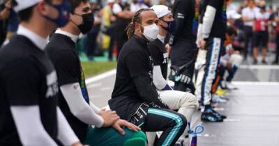 F1 drivers won’t take the knee together before races in 2022