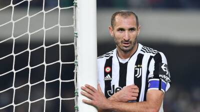 Juventus captain Chiellini ruled out with calf injury