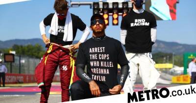 Lewis Hamilton will be prevented from taking the knee ahead of Formula One races this season