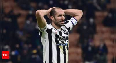 Juventus captain Giorgio Chiellini ruled out with calf injury