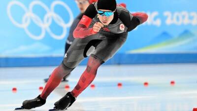 Connor Howe skates to 5th in long track Olympic debut on record-setting day