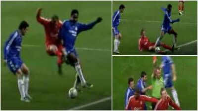 Frank Lampard - John Terry - Peter Crouch - The clumsiest tackle? Peter Crouch on John Obi Mikel during Liverpool vs Chelsea - givemesport.com - Nigeria - Liverpool