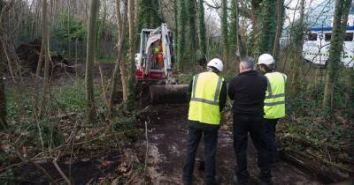 Police search woodland 'for body of missing person from many years ago'