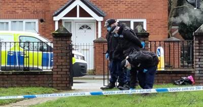 Man arrested on suspicion of attempted murder after shooting and stabbing in Hulme