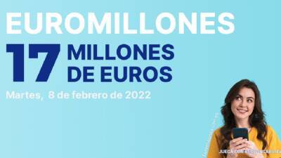 Euromillones: comprobar los resultados del sorteo de hoy, martes 8 de febrero