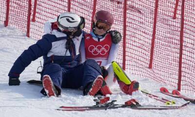 Mikaela Shiffrin’s Olympic dream turning into nightmare after slalom exit