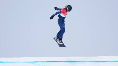 Winter Olympics 2022 - Team GB's Charlotte Bankes qualifies second fastest for snowboard cross finals