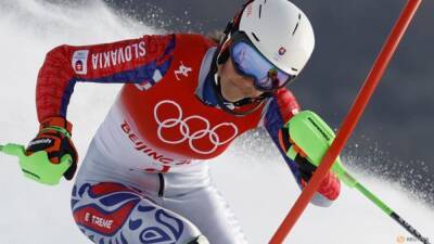 Alpine skiing-Slovakia's Vlhova set for gold in women's slalom