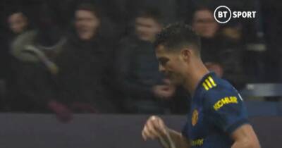 The Cristiano Ronaldo moment spotted on camera after Manchester United's draw against Burnley
