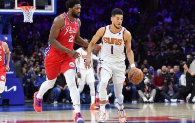 NBA Round up - Booker powers first-place Suns over Sixers, Celtics clobber Nets