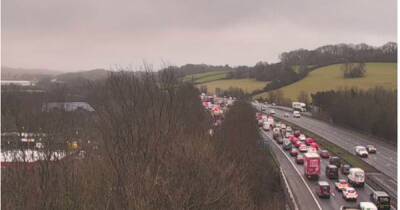 M4 traffic builds as emergency services called to crash - live updates