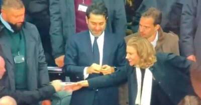 Newcastle co-owner Amanda Staveley was part of the most awkward handshake ever after Everton win