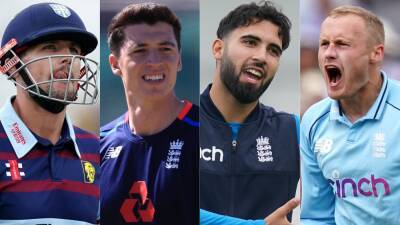 The four new faces in England’s Test squad for next month’s tour of West Indies