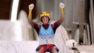 Luge gold medallist Geisenberger opts to talk about China after return to Germany