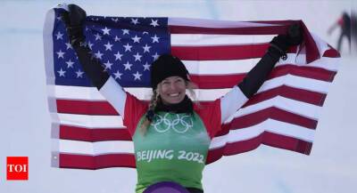 Snowboarder Jacobellis wins first US gold at the Beijing Games