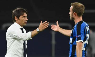 Conte reveals Spurs could move for Eriksen if Brentford spell a success