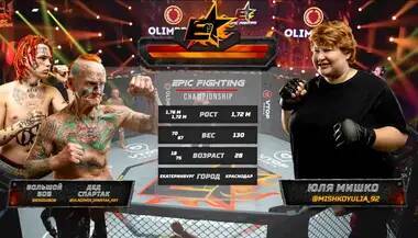 75-Year-Old Pensioner And 18-Year-Old Grandson Take On Female Fighter In Handicap MMA Bout