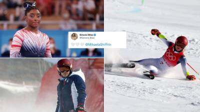 Winter Olympics: Simone Biles defends Mikaela Shiffrin after skier’s shock slalom exit