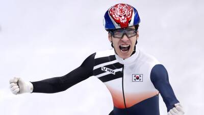 Winter Olympics 2022 - Hwang Dae-heon emerges from stacked 1500m with gold, GB's Farrell Treacy ninth