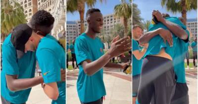 Edouard Mendy's heartwarming reunion with Chelsea squad after AFCON win