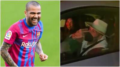 Dani Alves: Barcelona legend jokingly warns off fan who complimented his wife