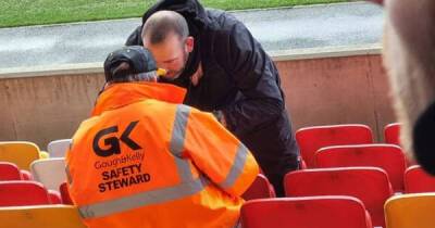 Yorkshire rugby steward's kind gesture to elderly man goes viral as he insists he is not a 'hero' - msn.com - county York