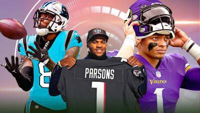 Trevor Lawrence - Zach Wilson - Re-draft of the 2021 NFL draft - New picks for the first two rounds, different teams for Micah Parsons, Kyle Pitts, Justin Fields - espn.com - county Wilson -  Jacksonville - county Bay