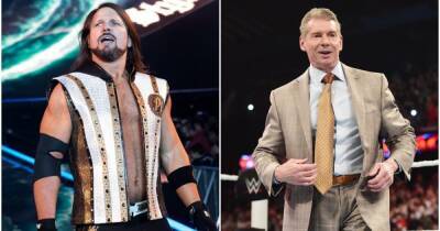 Vince McMahon: AJ Styles reveals the state of his relationship with WWE Chairman