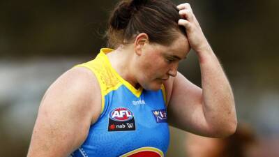 Footy world steps in after AFLW star Sarah Perkins’ photo sparks ‘vile’ response following Gold Coast’s loss to St Kilda