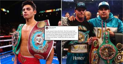 Canelo Alvarez 'doesn't know the facts' about Ryan Garcia's split from Eddy Reynoso