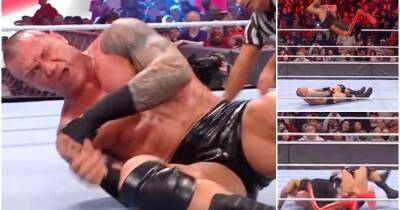 WWE Raw: Match ending unplanned as Randy Orton seemingly suffers injury