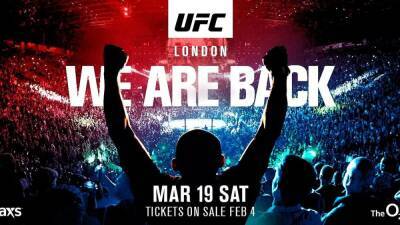 Paddy Pimblett - UFC London 2022 Live Stream: How to Watch - givemesport.com - Britain - Ireland