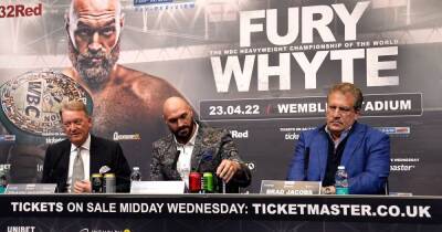Tyson Fury vs Dillian Whyte ticket prices confirmed for Wembley fight
