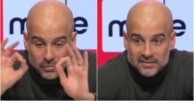 Pep Guardiola’s rant about people who have an obsession with statistics in football