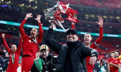 Jürgen Klopp plays down talk of Liverpool winning ‘crazy’ quadruple