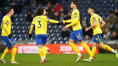 Aston Villa - Brighton to show solidarity with Ukraine by using yellow and blue third kit - bt.com - Britain - Russia - Ukraine -  Brighton - county Cross