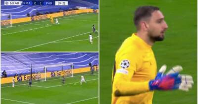 Gianluigi Donnarumma - Real Madrid vs PSG: Karim Benzema scores after horrific Donnarumma error - givemesport.com - France - Spain - Italy -  Paris