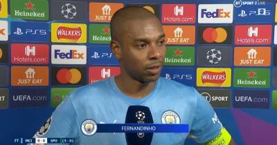 Fernandinho gives cryptic answer to question about new Man City contract