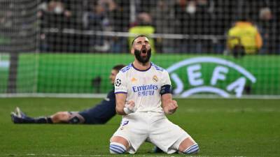 Karim Benzema - Gianluigi Donnarumma - Benzema hat-trick sees Real Madrid knock PSG out of Champions League - guardian.ng - France -  Santiago